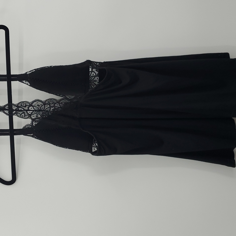 Daisy Fuentes Women  Chemise Teddy Babydoll Soft Stretch Mother Day Black Sz 1X - Picture 9 of 17